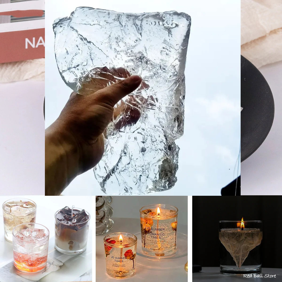 Candle Making Raw Material Wholesale - 100G Jelly Wax Wholesale DIY Handmade
