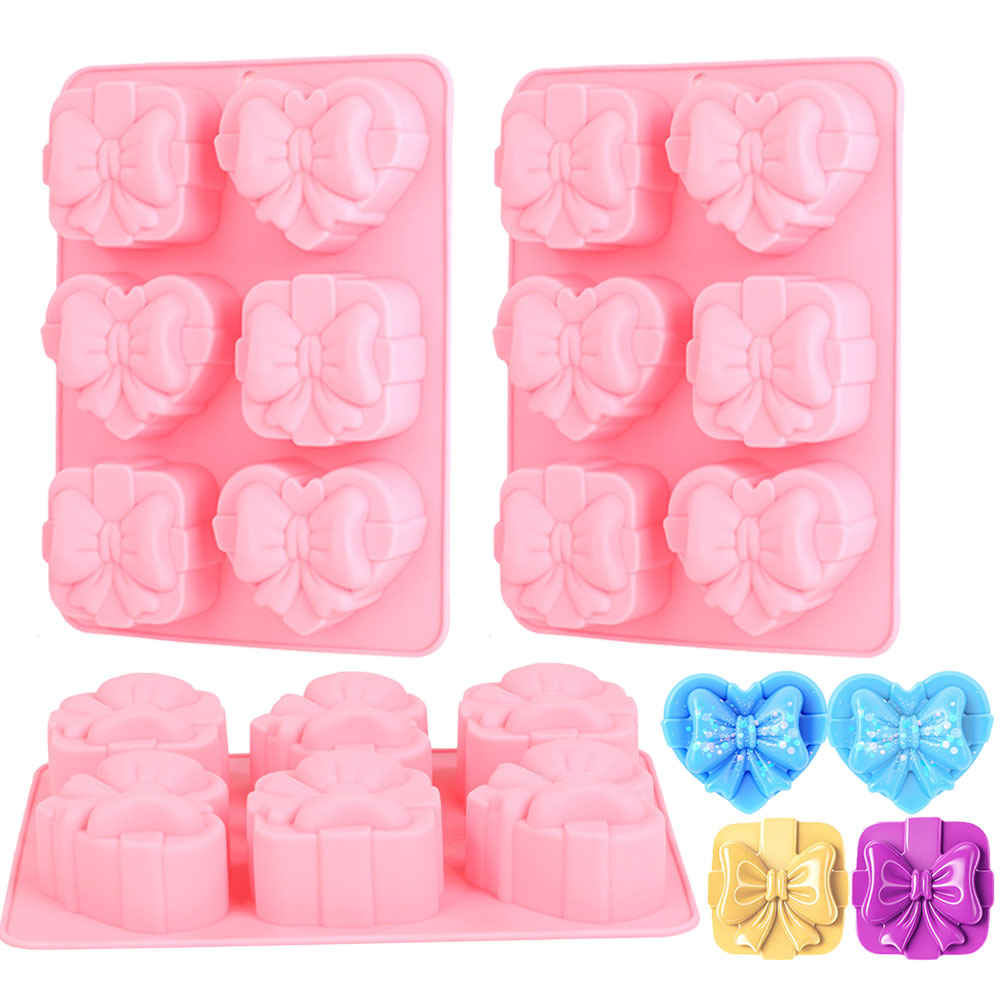 Candle Making Reno - Square Heart Shape Silicone Mold 6