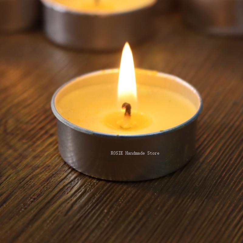 Candle Making Vessels - Empty Tea Wax Circular Aluminum Box