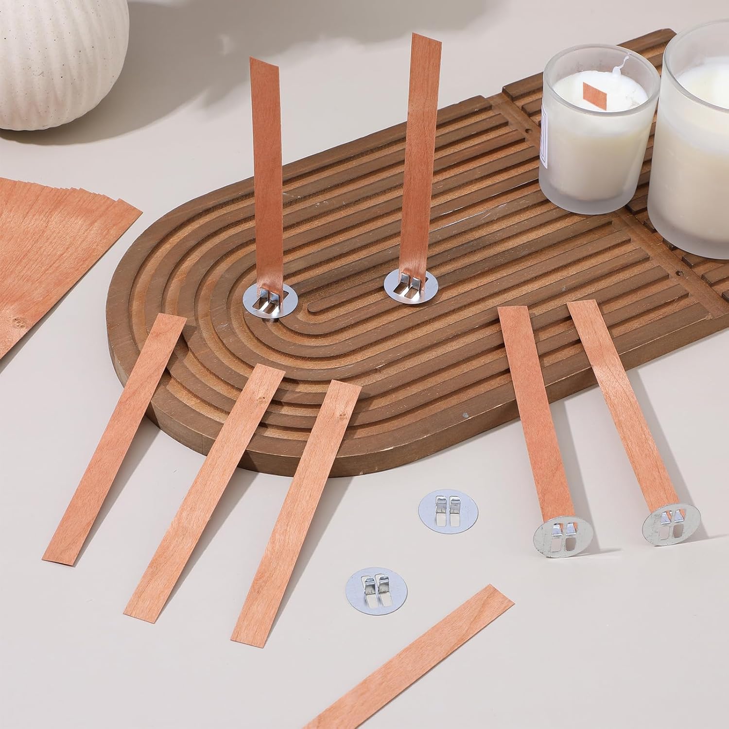 Candle Making Reno - 60Pcs Wood Wicks for Candles Making