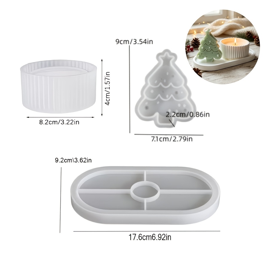 3-piece set resin silicone mol - огляд і ціна Candle Making Kit Wholesale