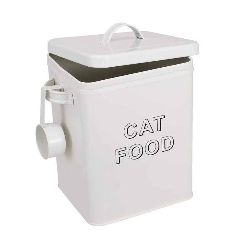 Pet Dog Treat and Food Storage - огляд і ціна Tin Container Lid
