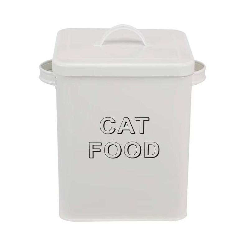 Pet Dog Treat and Food Storage - огляд і ціна Tin Container Lid
