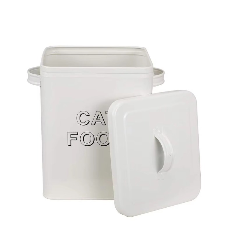 Pet Dog Treat and Food Storage - огляд і ціна Tin Container Lid