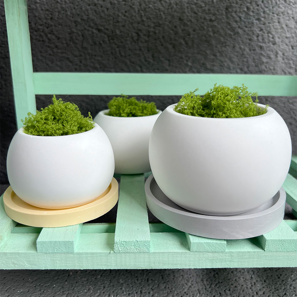 Large Silicone Planter Molds C - огляд і ціна Candle Making Vessels