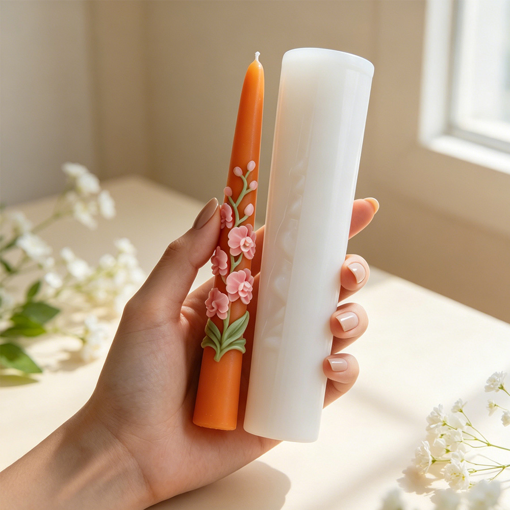 Long Pole Flower Taper Candle  - огляд і ціна Candle Making Reno