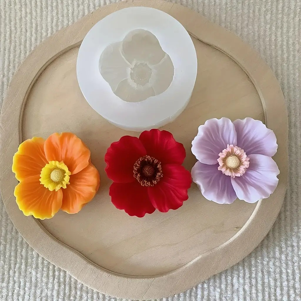 Flower Silicone Candle Mold, C - огляд і ціна Candle Making Vessels