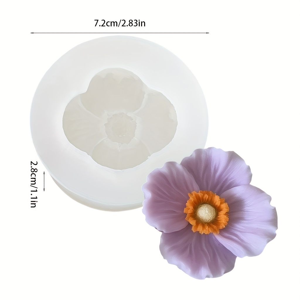 Flower Silicone Candle Mold, C - огляд і ціна Candle Making Vessels