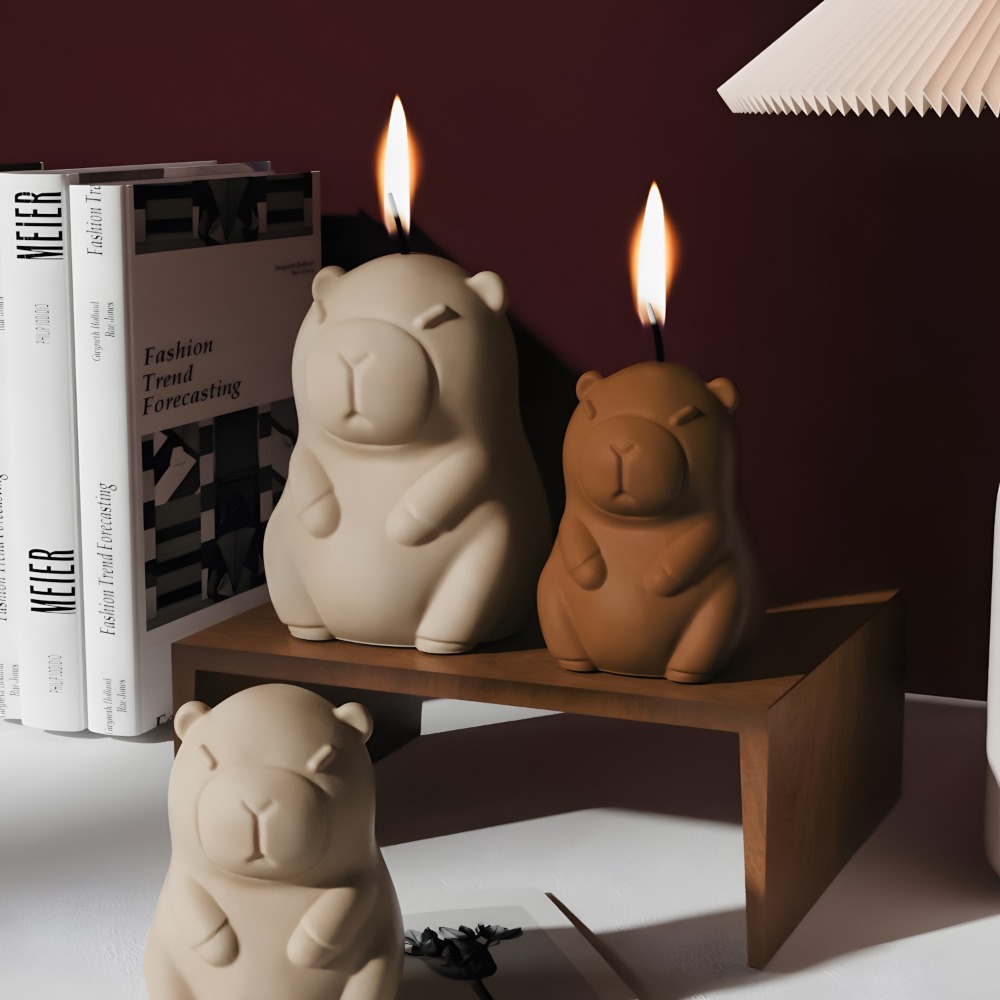 Standing Capybara Scent Candle - огляд і ціна Candle Making Reno