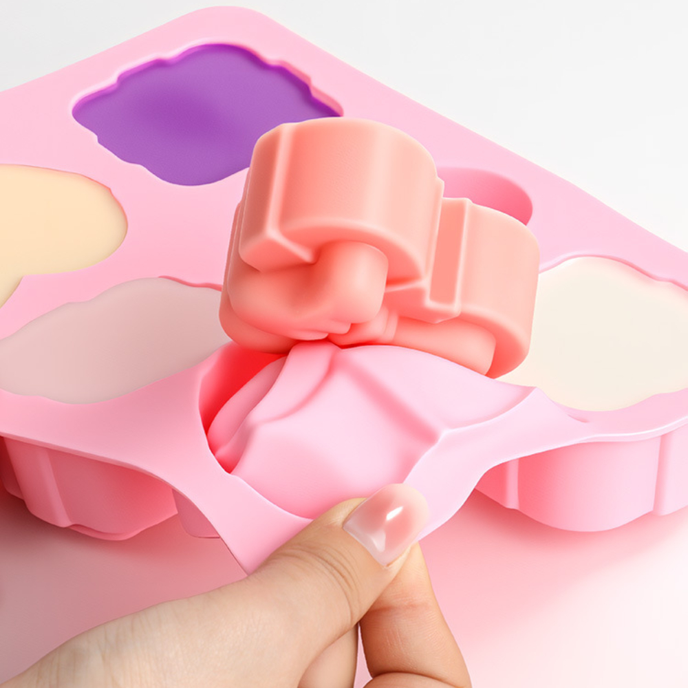 Square Heart Shape Silicone Mo - огляд і ціна Candle Making Reno