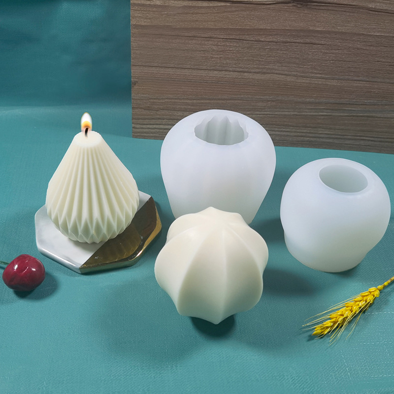 3D Silicone Candle Molds Geome - огляд і ціна Candle Making Bath