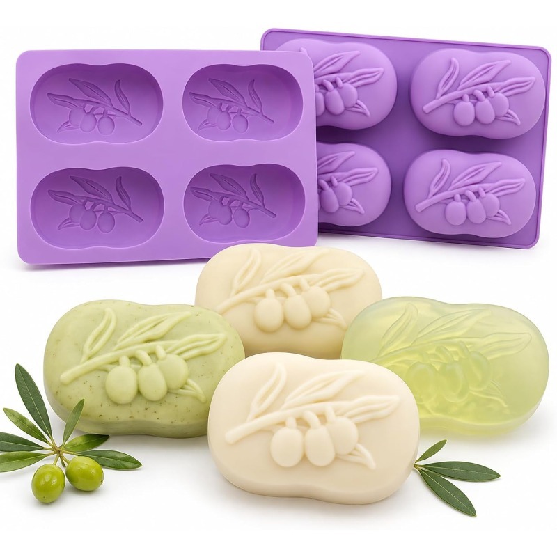 Olive Branch Silicone Mold For - огляд і ціна Candle Making Bath