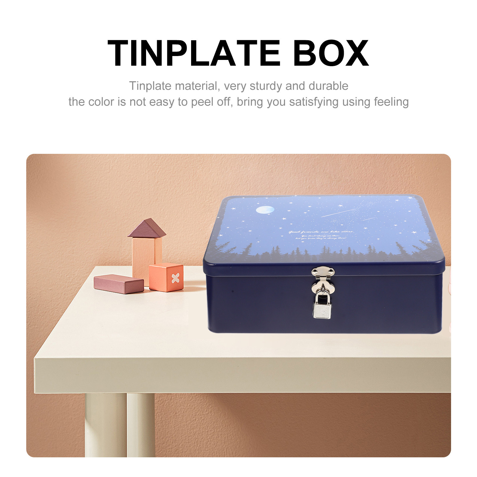Gift Tinplate for Important Do - огляд і ціна Tin Container Lid