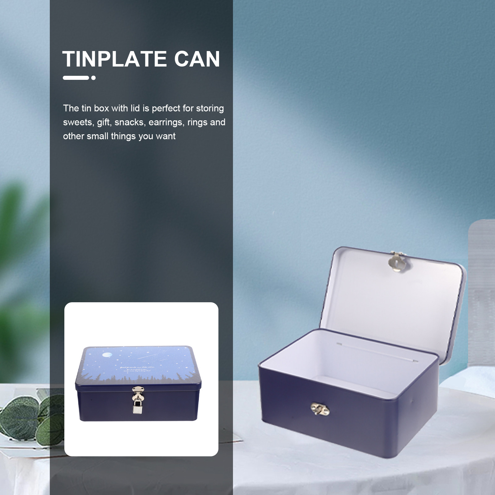 Gift Tinplate for Important Do - огляд і ціна Tin Container Lid