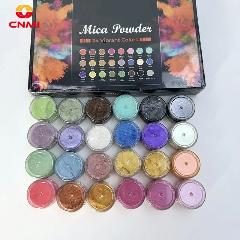 24Colors 6g CNMI Mica Powder C - огляд і ціна Candle Making Bath
