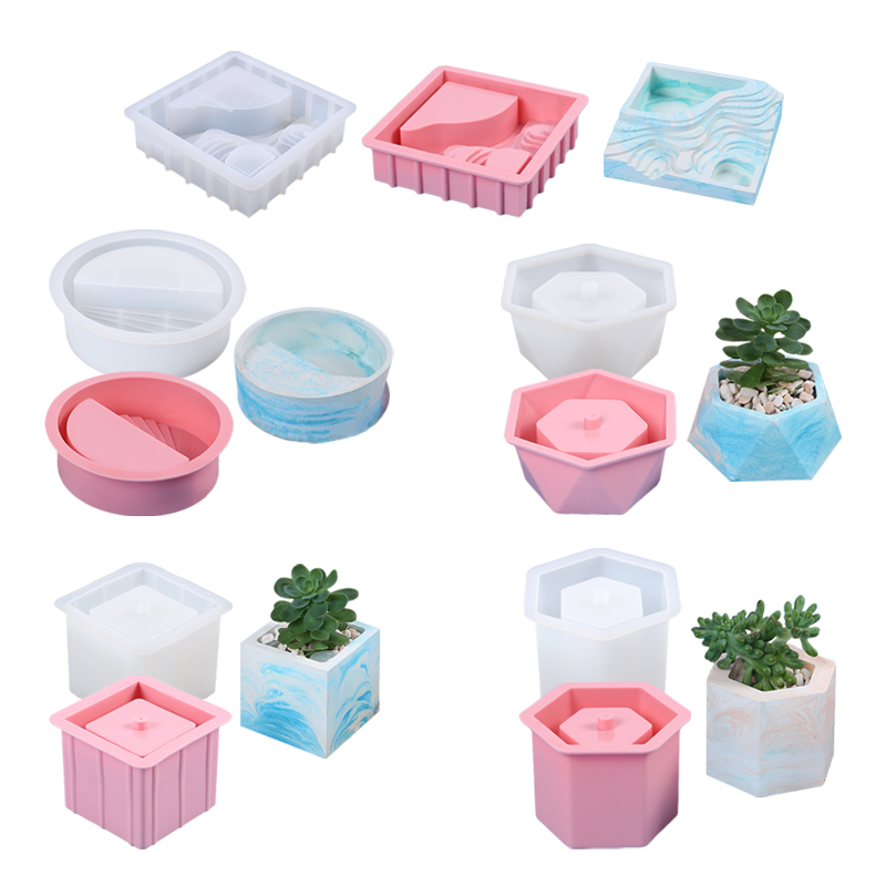 Succulent Flowerpot Silicone M - огляд і ціна Candle Making Vessels