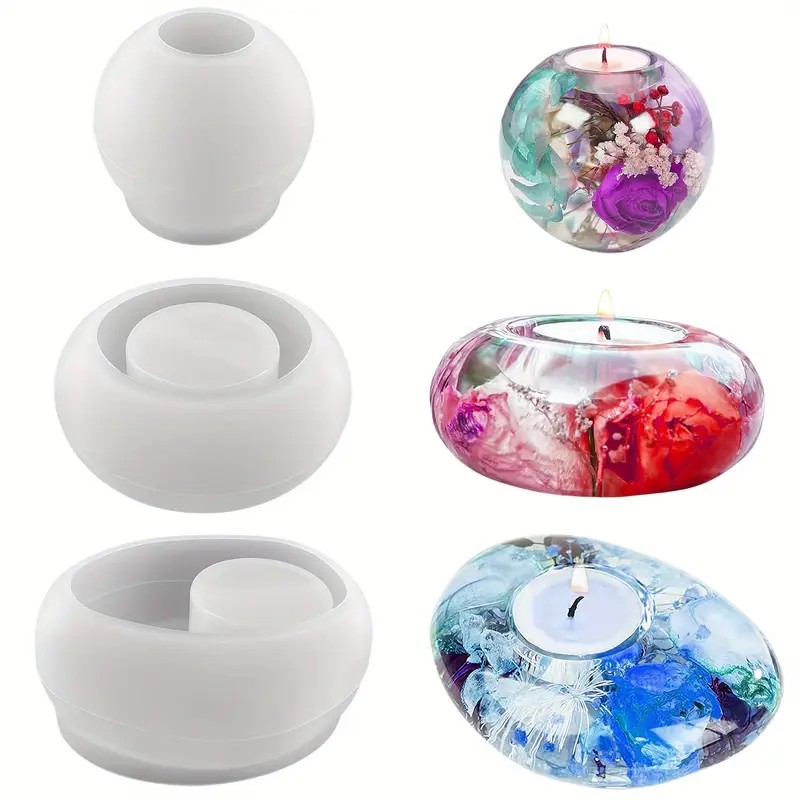 Tealight Candle Holder Resin S - огляд і ціна Candle Making Vessels