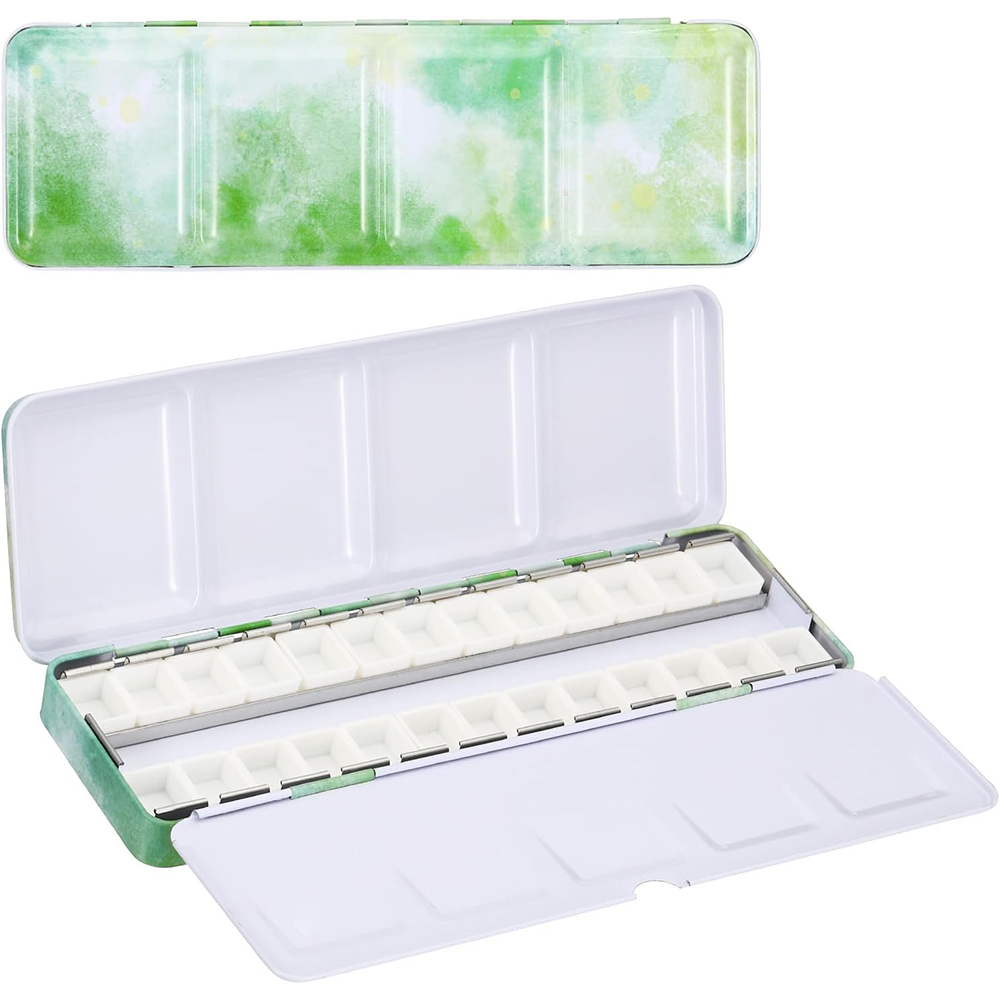 Empty Watercolor Palette, Meta - огляд і ціна Tin Container Lid