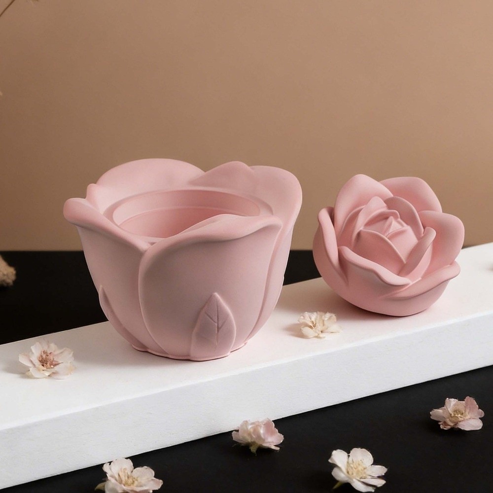 Candle Vessel Silicone Rose Fl - огляд і ціна Candle Making Vessels