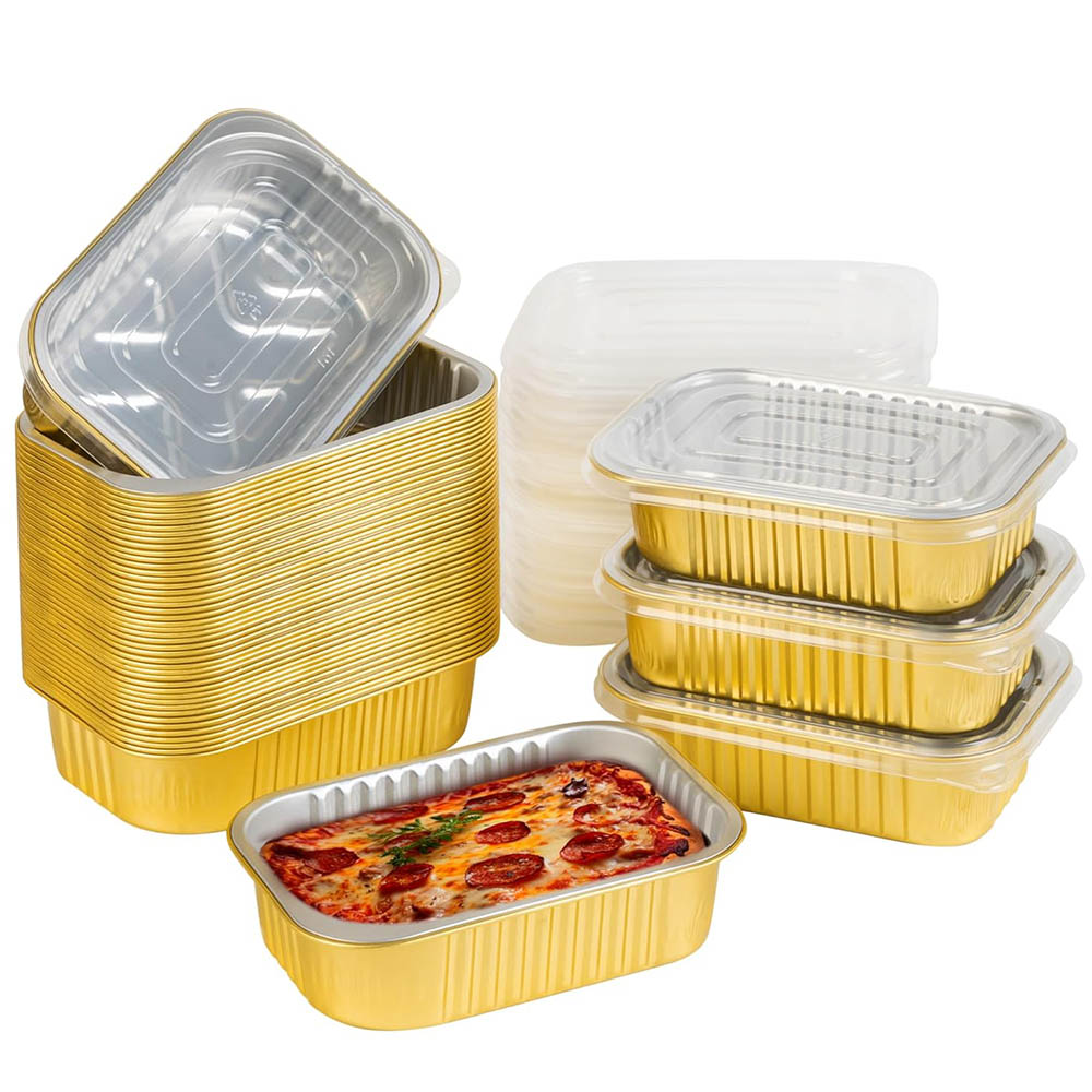 Small Aluminum Pans with Lids  - огляд і ціна Tin Container Lid
