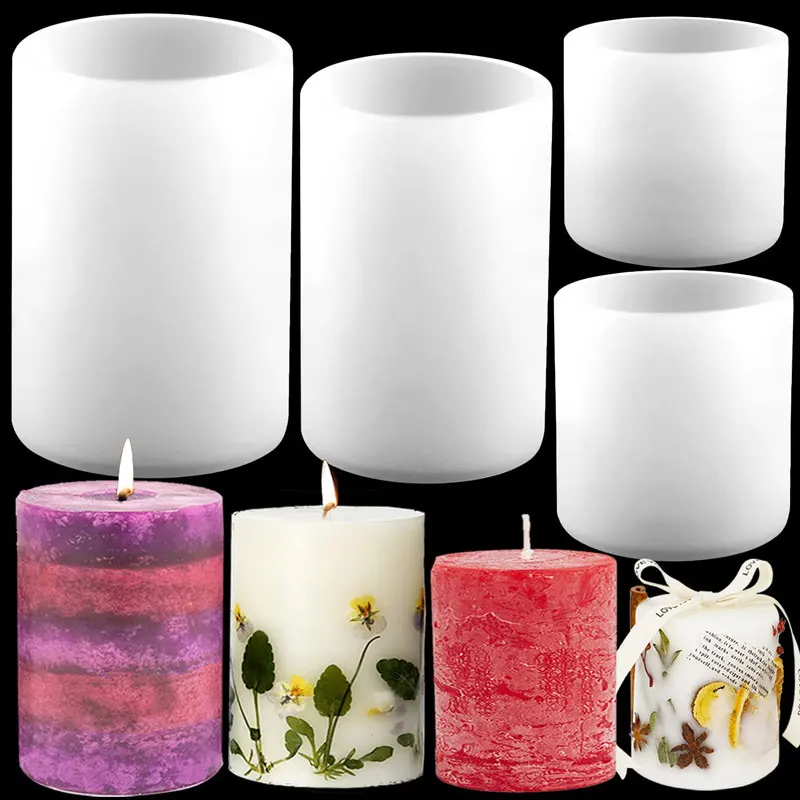 Cylinder Silicone Candle Molds - огляд і ціна Candle Making Reno