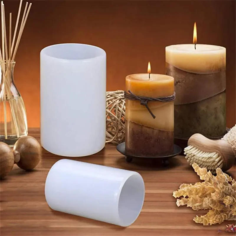 Cylinder Silicone Candle Molds - огляд і ціна Candle Making Reno
