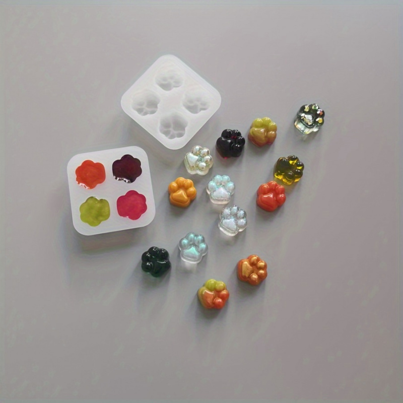 1Cat Paw Pattern Silicone Mold - огляд і ціна Candle Making Kit Wholesale