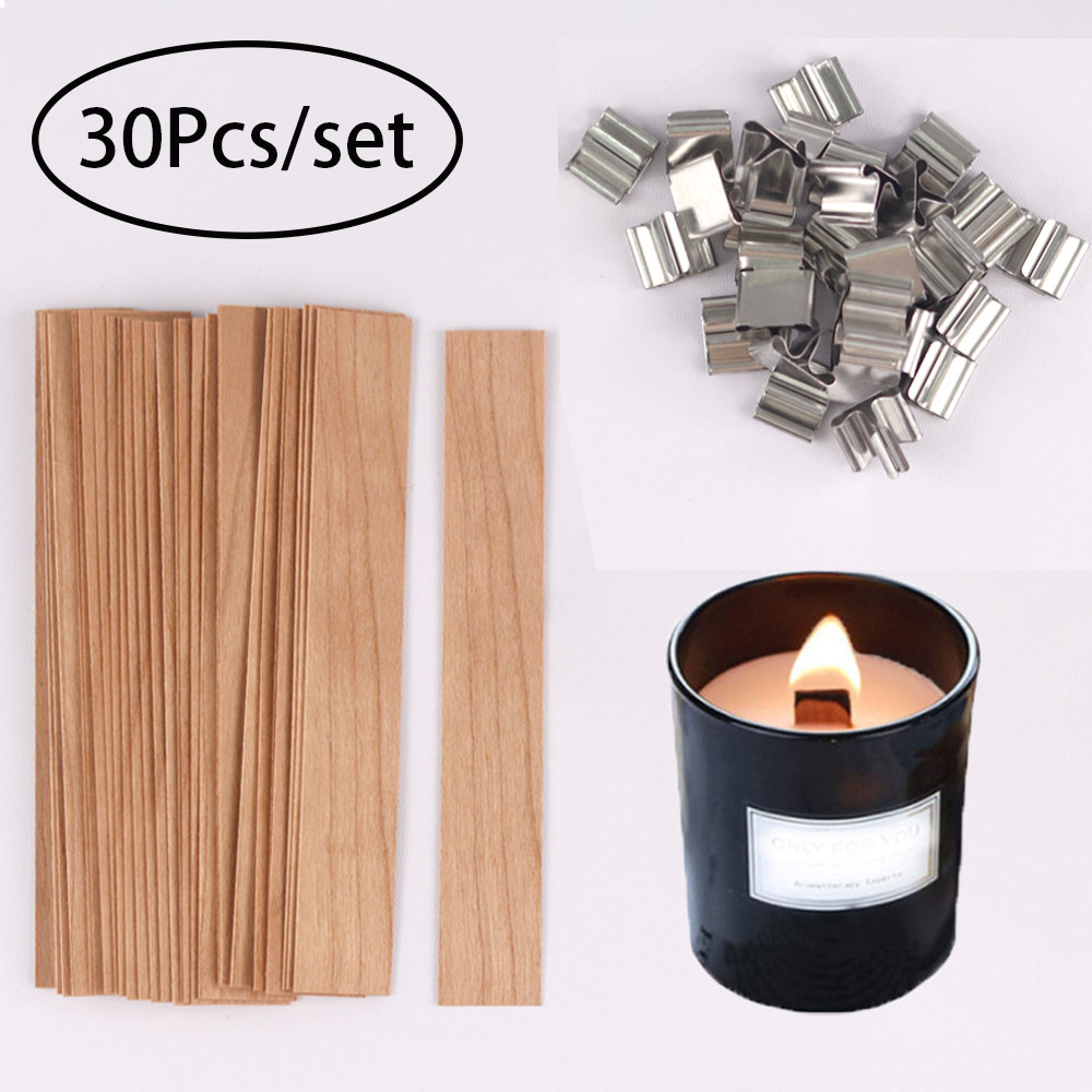 30pcs Wooden Candle Wicks Cand - огляд і ціна Candle Making Kit Wholesale