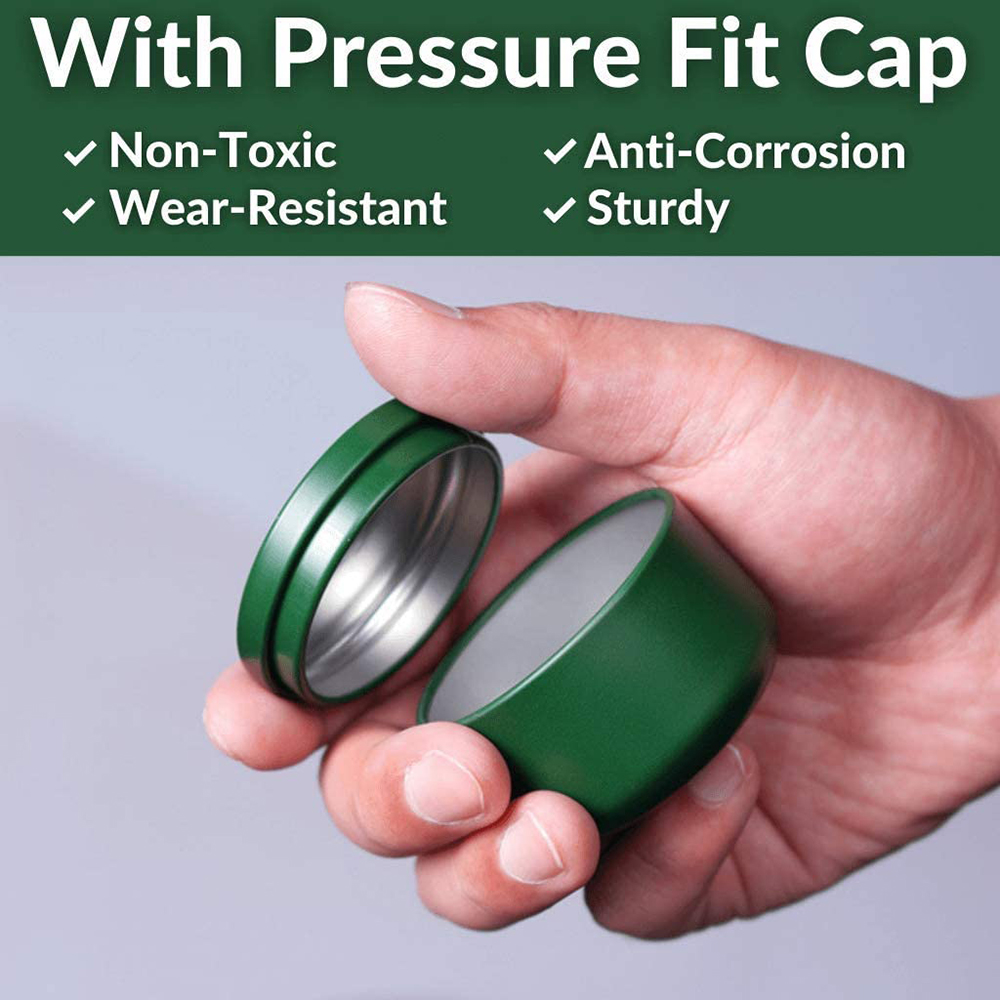 Tea Can with Airtight Lids Tin - огляд і ціна Tin Container Lid
