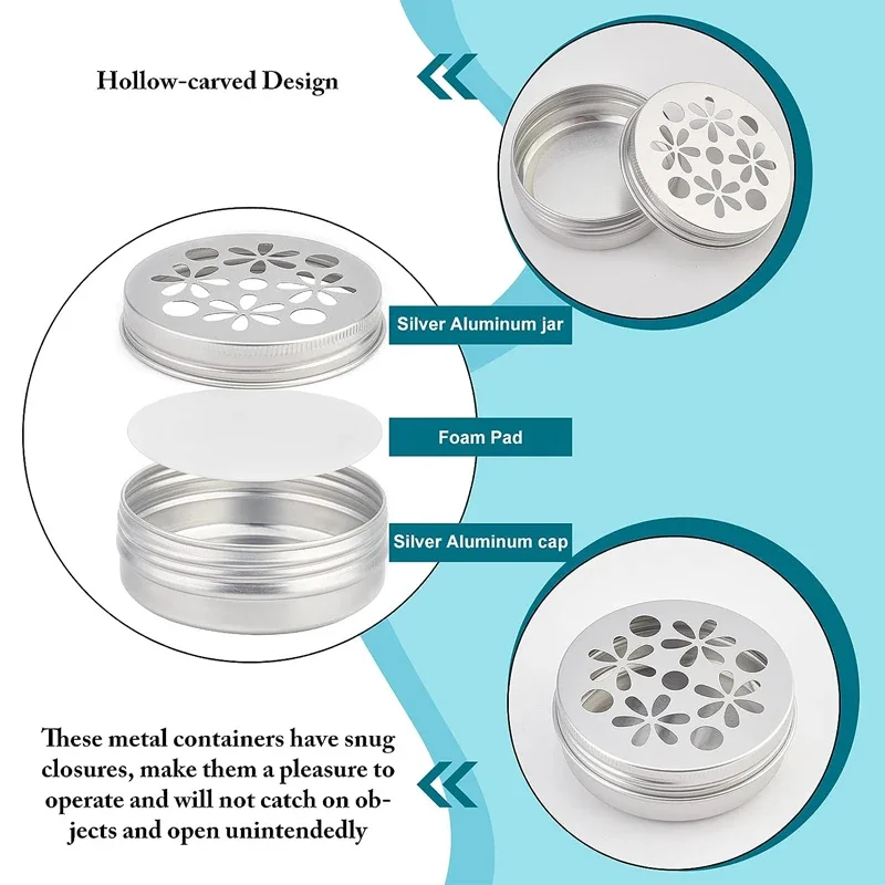 10Pcs Empty 5g-60g Round Alumi - огляд і ціна Tin Container Lid