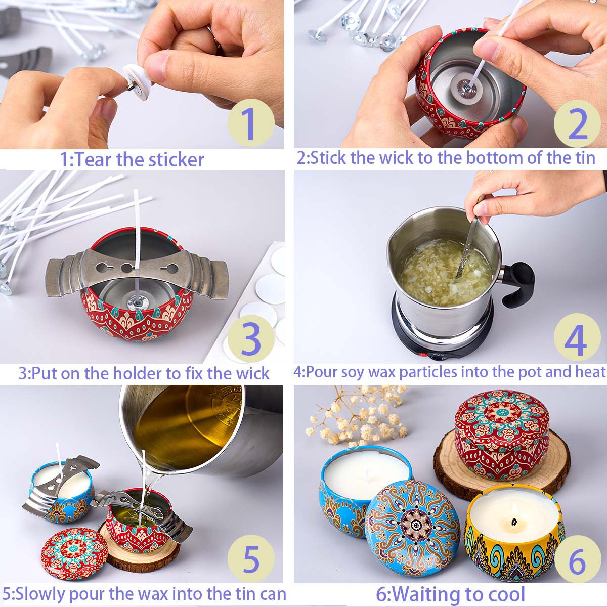DIY Scented Candle Making Tool - огляд і ціна Candle Making Kit Wholesale